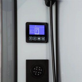 Novoterm Hydromasážny box NV-Orion 90x90 čierny