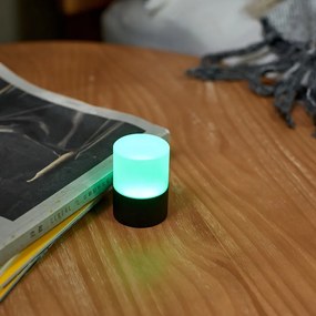 Čierna svetelná dekorácia na USB ø 4,5 cm Lemelia – Gingko