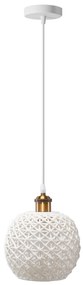 Toolight Toolight, keramická závesná lampa 1xE27 APP1007-1CP, biela, OSW-07535