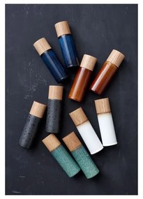 Súprava 2 krémovobielych kameninových mlynčekov na soľ a korenie Bitz Basics Cream
