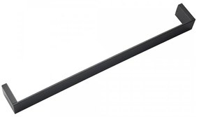 Cerano Marcell, nástenný držiak na uteráky 40 cm, čierna matná, CER-CER-428989