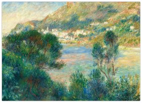 Obraz - Auguste Renoir, View of Monte Carlo from Cap Martin, reprodukcia (70x50 cm)