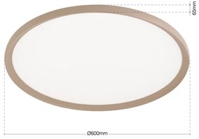 Orion - LED stropné svietidlo KANT LED/50W/230V 2700/3200/4000K priemer 60 cm béžové