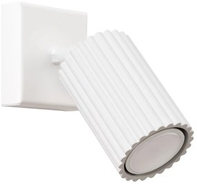 Biele bodové svietidlo 8x16 cm Gleam – Sollux