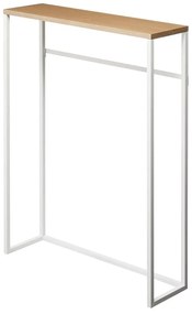 Bielo-svetlohnedý konzolový stolík 18.5x60 cm Tower – YAMAZAKI
