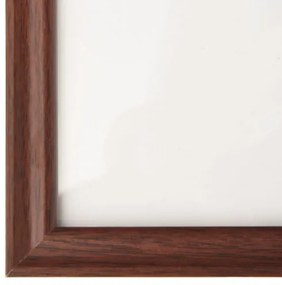 vidaXL Fotorámiky na stenu alebo stôl 5 ks hnedé 40x40 cm MDF-