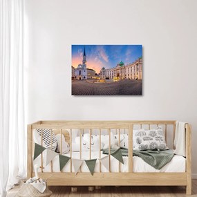 Sklenený obraz - Rakúsko, Viedeň (70x50 cm)