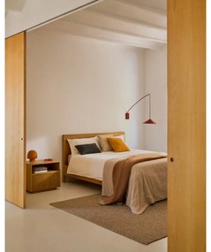 Nočný stolík v dekore duba v prírodnej farbe Helvine – Kave Home