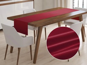 Biante Saténový behúň na stôl polyesterový Satén LUX-022 Vínovo červený 35x120 cm