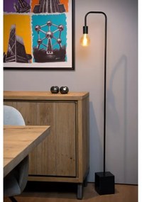 Lucide 45765/01/30 - Stojacia lampa LORIN 1xE27/40W/230V čierna