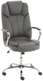 Design-Shop Kancelárska stolička Xanthy XXL - Sivá