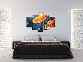 Obraz - Textúra listov (150x105 cm)