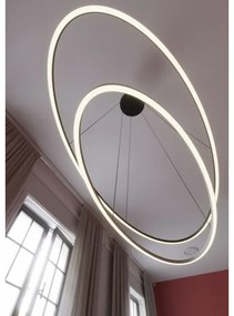 Redo 01-3343 - LED stmievateľný luster na lankách LEO LED/115W/230V čierny
