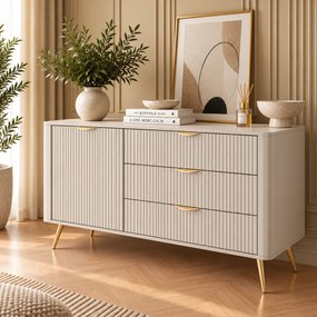 KOMODA TREVISO D3S KAŠMÍR 138 cm