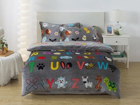 XPOSE® Mikroplyšové obliečky ABECEDA Exclusive