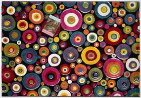 Medipa (Merinos), Kusový koberec Relief 22842-110 Multicolor, 80x150, viacfarebná, detská izba