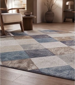 Modrý/béžový koberec 160x235 cm Terrain – Hanse Home