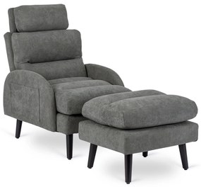 PROXIMA.store - Sklápacie kreslo HENRY FARBA: čierna