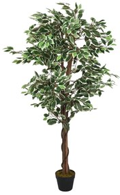 Umelý fikusový strom 1008 listov 180 cm zelený 359028