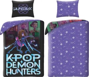 Posteľné obliečky z mikrovlákna KPop Demon Hunters – HUNTR/X Battle Mode