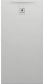 LAUFEN Pro obdĺžniková sprchová vanička z materiálu Marbond, odtok na kratšej strane, 1400 x 700 x 38 mm, svetlá šedá, H2129530770001