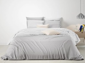 Mistral Home obliečka 100% bavlna Domas sivobéžová - 220x200 / 2x70x90 cm