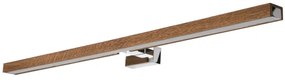 Brilagi-LED Kúpeľňové osvetlenie zrkadla WOODY MIRROR LED/15W/230V IP44 dub/chro