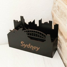 DUBLEZ | Drevený stojan na kancelárske potreby - Sydney