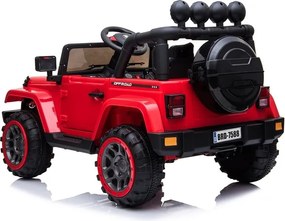 LEAN CARS Elektrické autíčko Jeep BRD-7588 červené 4x4
