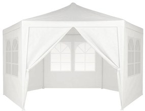 Záhradný pavilónový altánok, s oknami, biely, MultiGarden