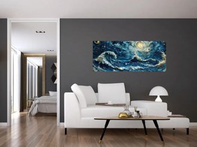 Obraz - Maľba oblohy a mora (120x50 cm)