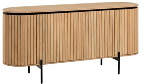 Nízka komoda z mangového dreva v prírodnej farbe 170x80 cm Licia – Kave Home