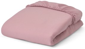 Napínacia posteľná plachta z mikrovlákna, ružová, štandardná veľkosť