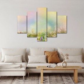 Obraz - Maľovaná lúka 2 (150x105 cm)