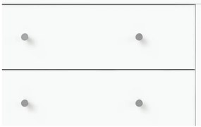 Biela komoda Tvilum May, 72 x 68 cm