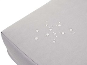 Set 2 polyratanových kresiel HWC-G16 - čierna, podušky svetlosivé