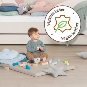 Béžová detská hracia podložka 78x100 cm Greyish gesteppt – Roba