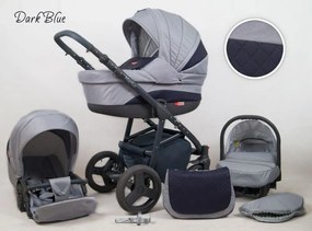 Kombinovaný kočík Raf-pol Marlux - Dark Blue (2-kombinácia)