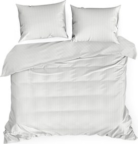 SATÉNOVÉ OBLIEČKY VERA 140X200 CM, 1 KS 70X80 CM BIELE