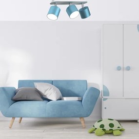 Bodové svietidlo DIXIE 3xGX53/11W/230V modrá