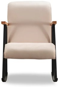 Hojdacie kreslo LUNI krémové