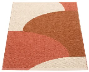 Vnútorný a vonkajší koberec v tehlovej farbe 70x90 cm Hill Brick Rust – Pappelina