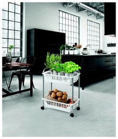 Pojazdný stojan s košíkmi Metaltex Oslo 2