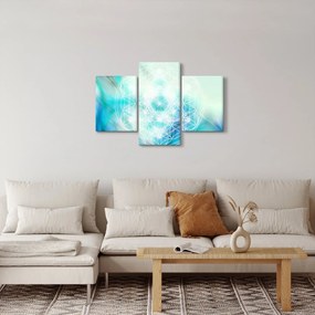 Obraz - Merkaba v tyrkysovom pozadí (90x60 cm)