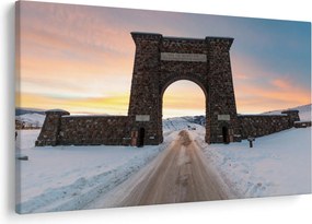 Obraz brány, Yellowstone (90x60 cm)