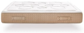 Tvrdý/stredne tvrdý pružinový obojstranný termoregulačný matrac 200x200 cm Hexaflex Bagged Springs Gel – Moonia