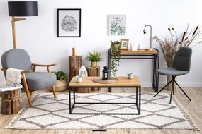 Behúň BERBER TROIK, krémový, strapce