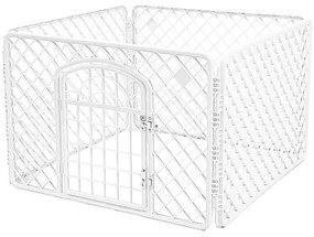 Ohrádka pre domácich miláčikov biela