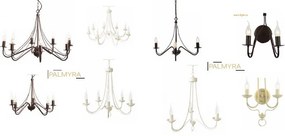 ACA DECOR Závesný luster PALMYRA max. 3x60W/E14/230V/IP20