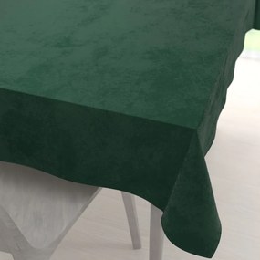 Biante Zamatový obdĺžnikový obrus Velvet Premium SVP-040 Lesná zelená 80x120 cm